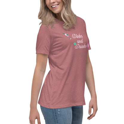 Dinks and Drinks Women's Relaxed Tee by EraofInk