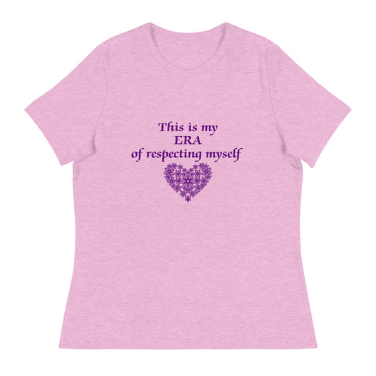 This is My Era of Respecting Myself Women's Relaxed Tee by RecreatingKrista