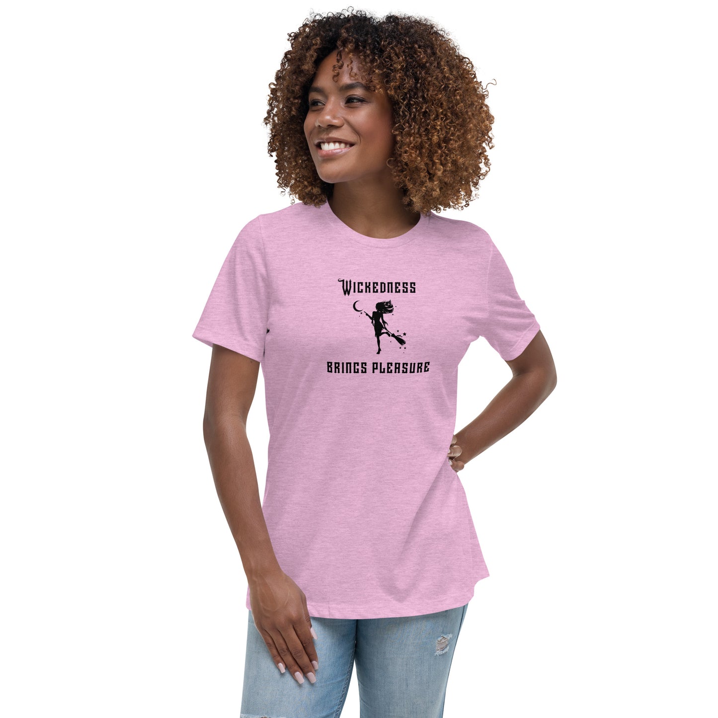 Wickedness Brings Pleasure Women's Relaxed Tee by EraofInk