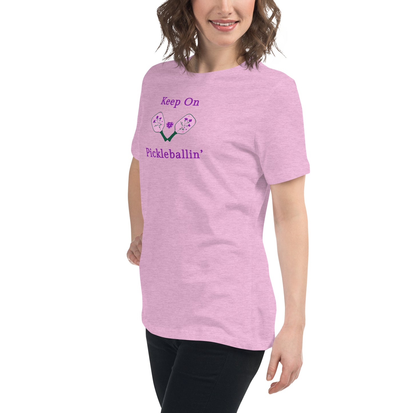 Keep on PickleBallin' Women's Relaxed Tee by EraofInk