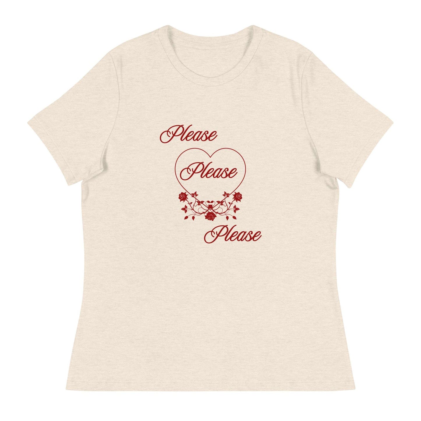 Please Please Please Women's Relaxed Tee by EraofInk