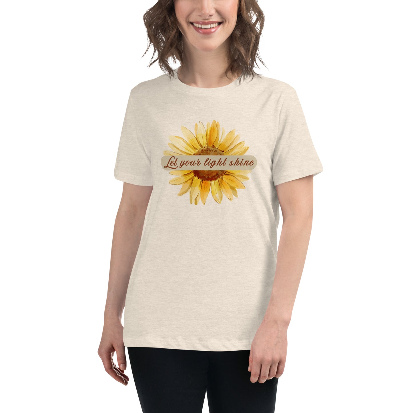 Let Your Light Shine Women's Relaxed Tee by EraofInk