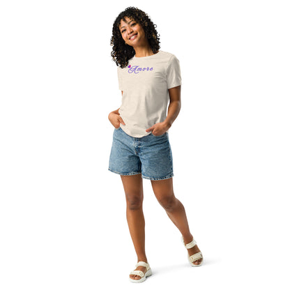 Amore Women's Relaxed Tee by EraofInk