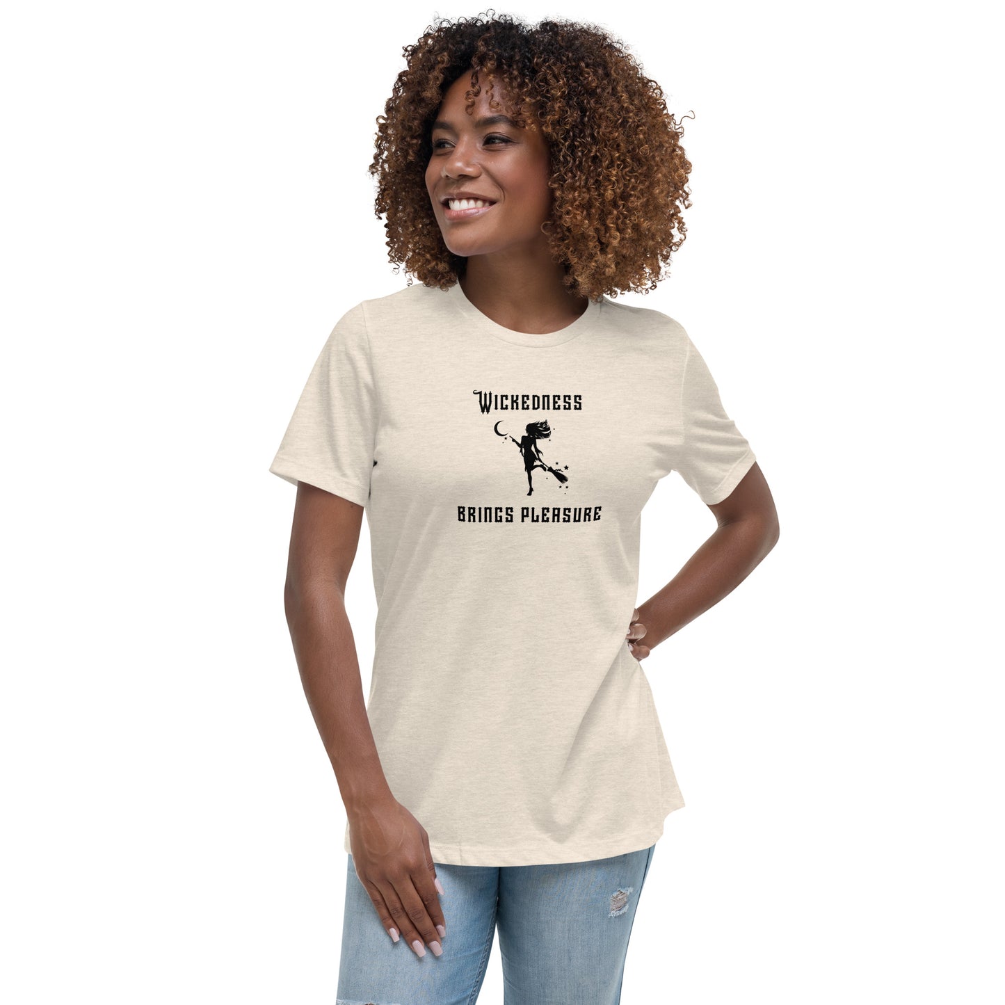 Wickedness Brings Pleasure Women's Relaxed Tee by EraofInk