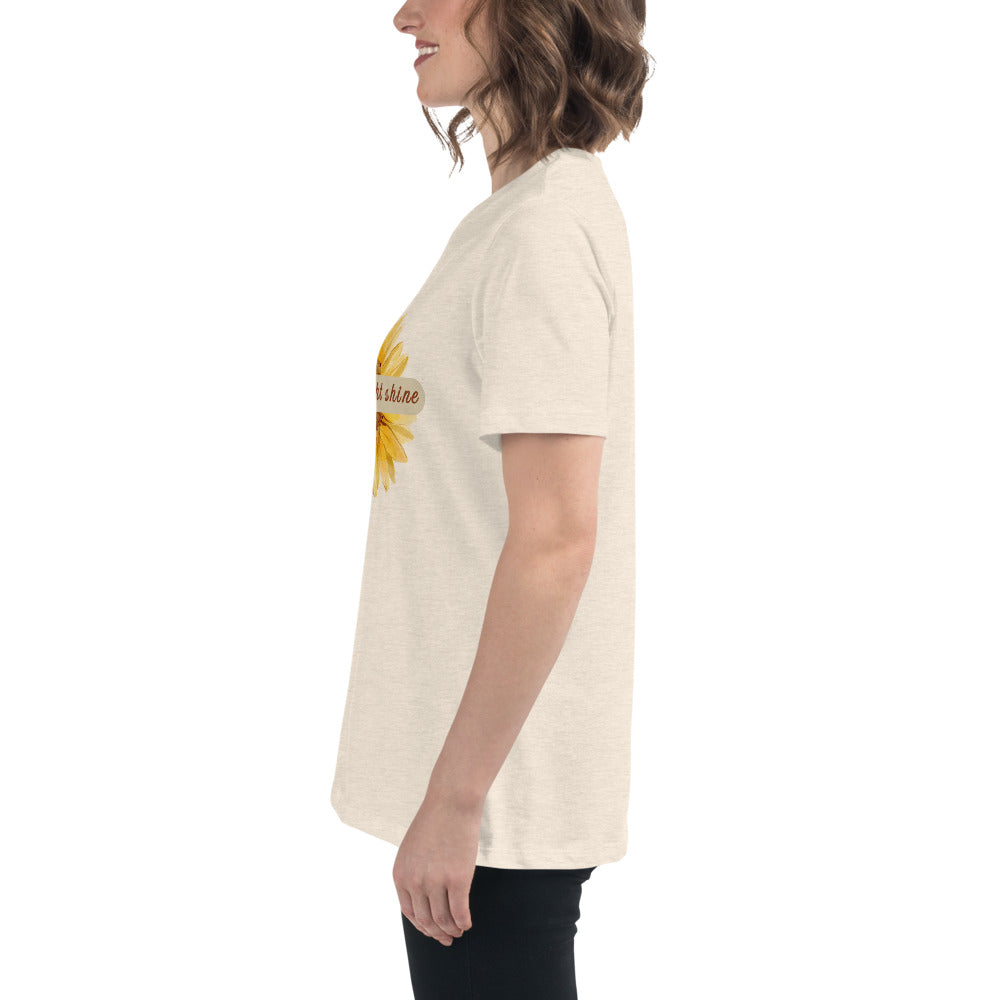 Let Your Light Shine Women's Relaxed Tee by EraofInk