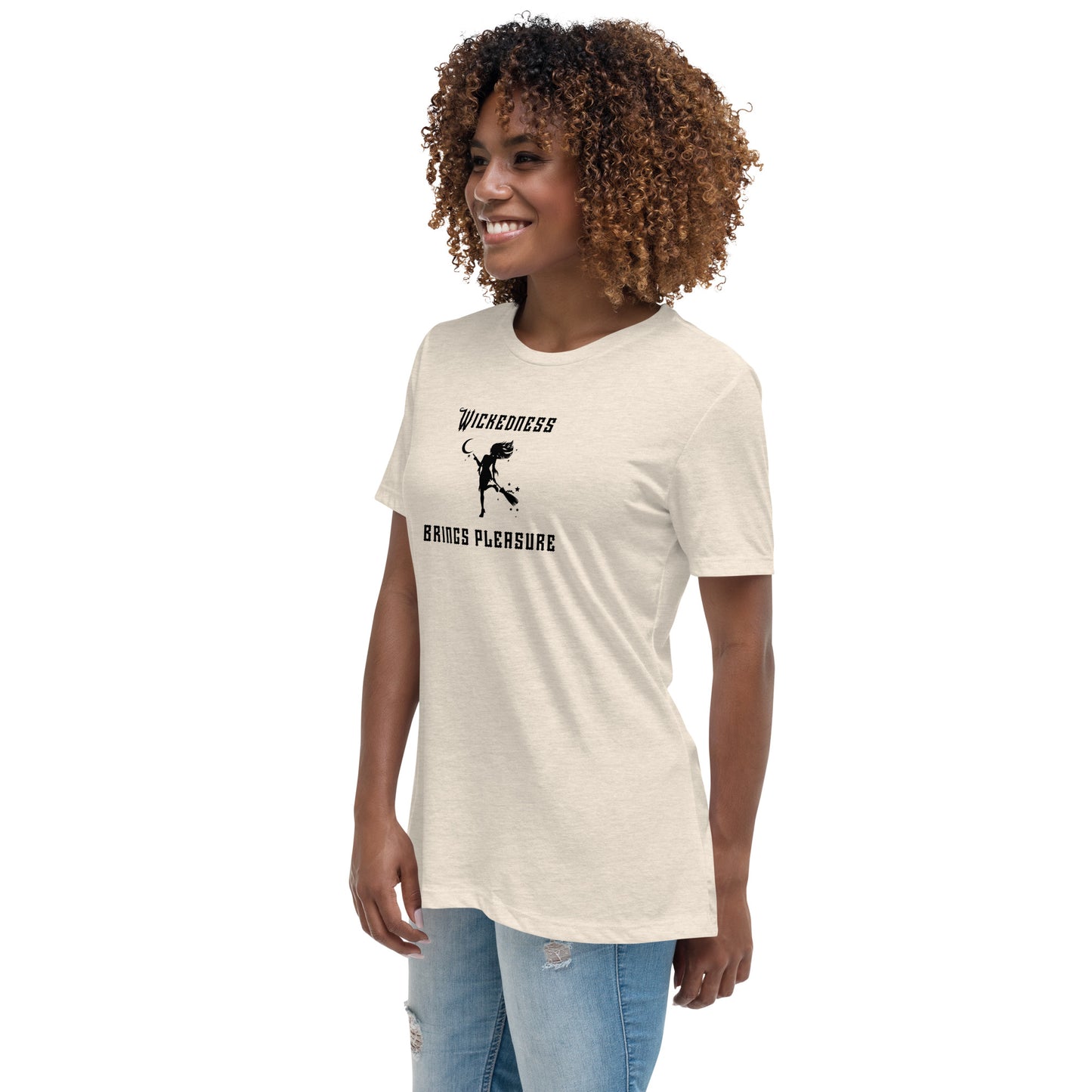 Wickedness Brings Pleasure Women's Relaxed Tee by EraofInk