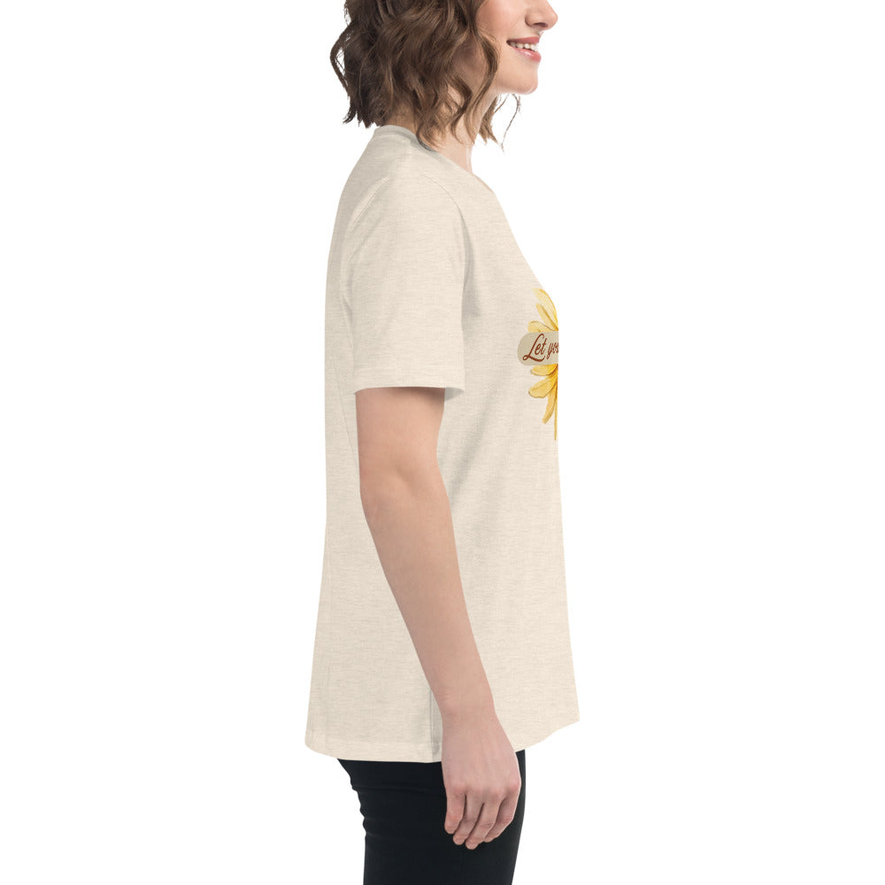 Let Your Light Shine Women's Relaxed Tee by EraofInk