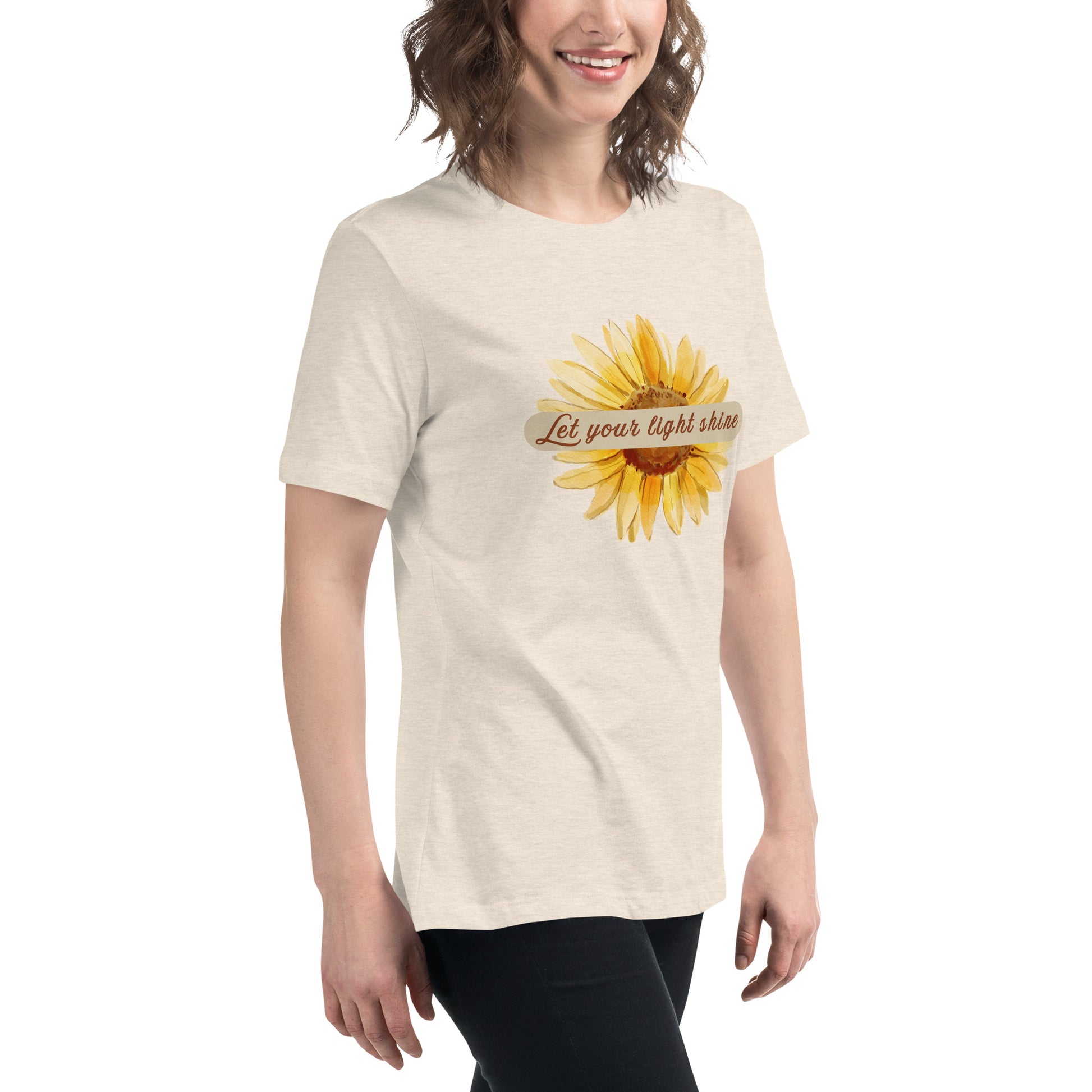 Let Your Light Shine Women's Relaxed Tee by EraofInk