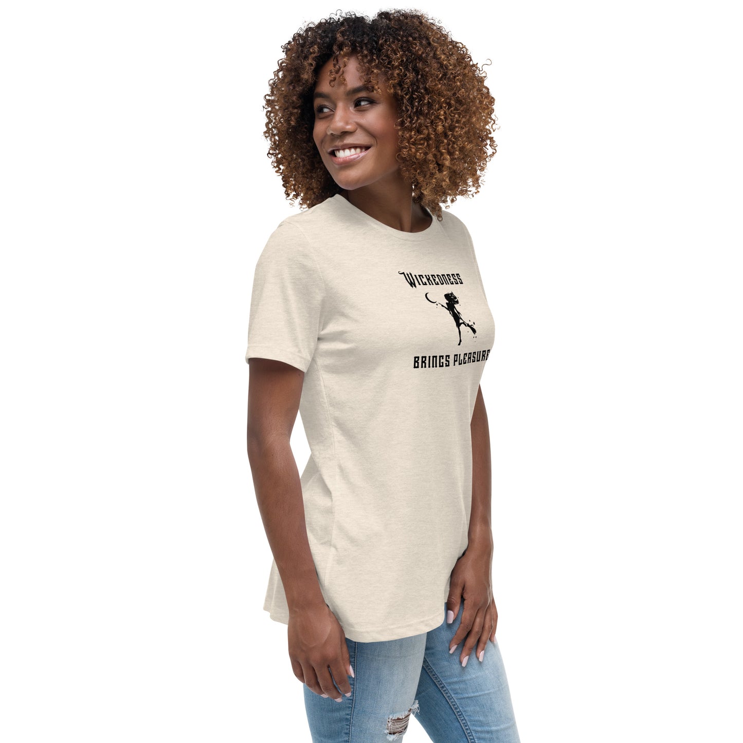 Wickedness Brings Pleasure Women's Relaxed Tee by EraofInk