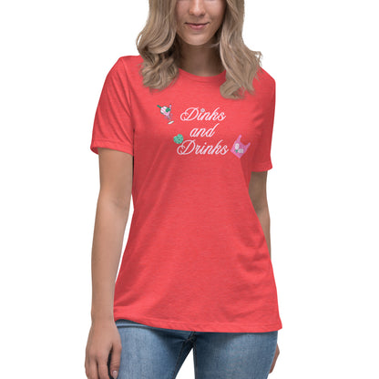 Dinks and Drinks Women's Relaxed Tee by EraofInk