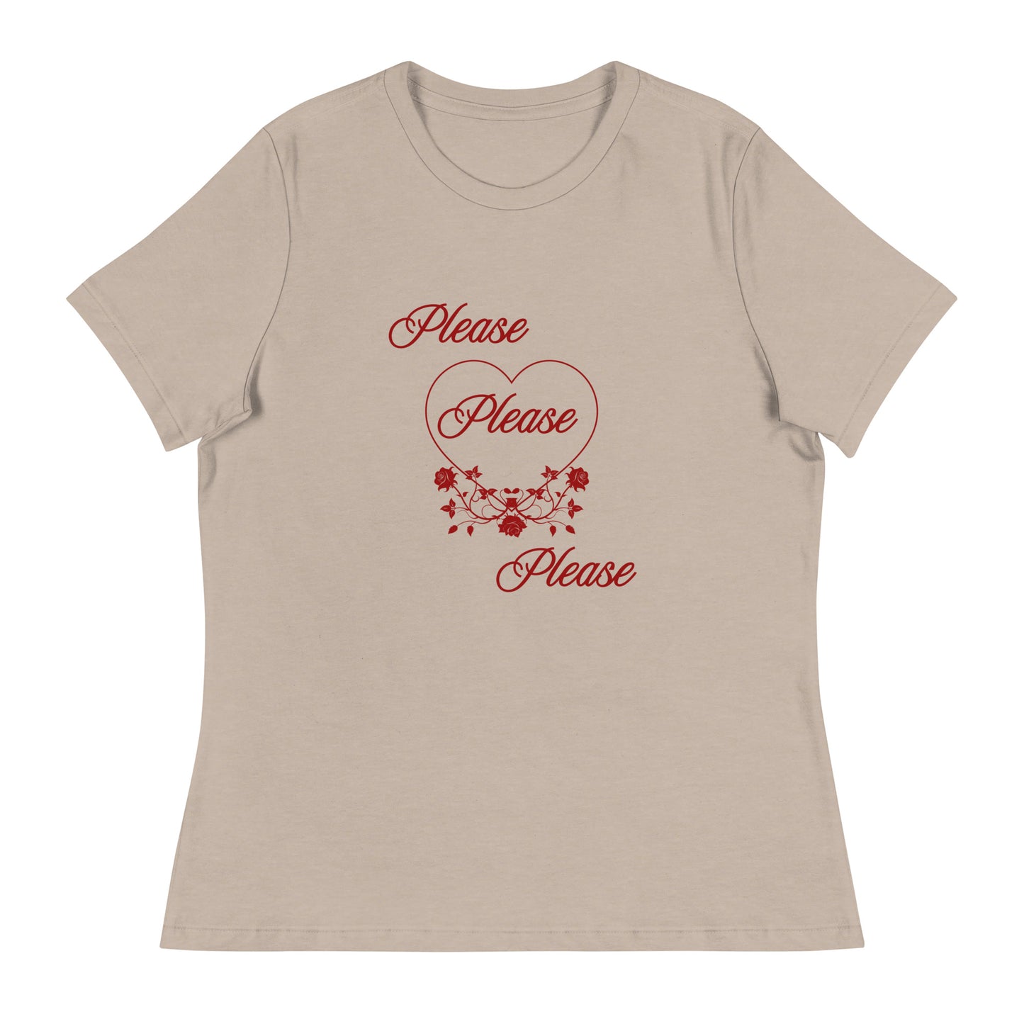 Please Please Please Women's Relaxed Tee by EraofInk