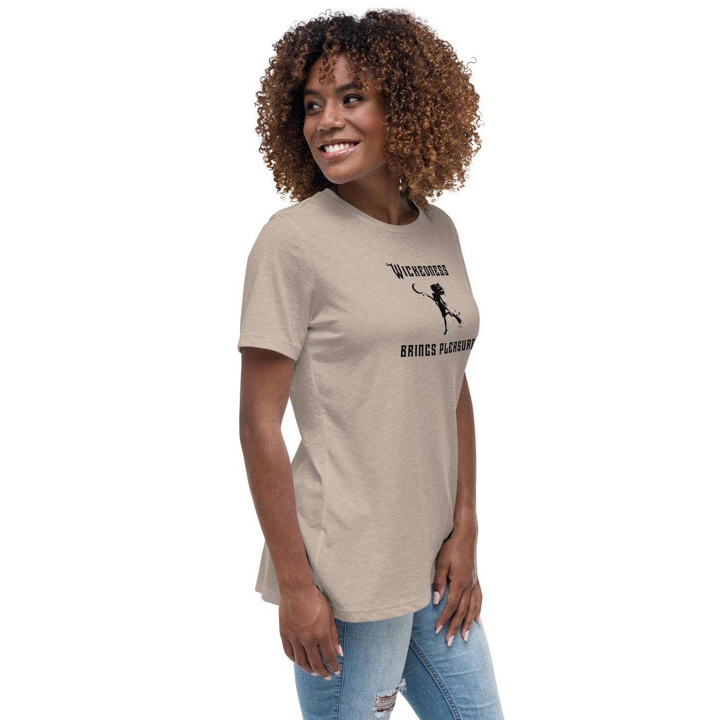 Wickedness Brings Pleasure Women's Relaxed Tee by EraofInk