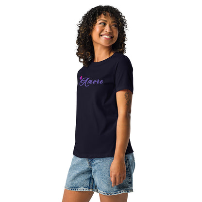 Amore Women's Relaxed Tee by EraofInk