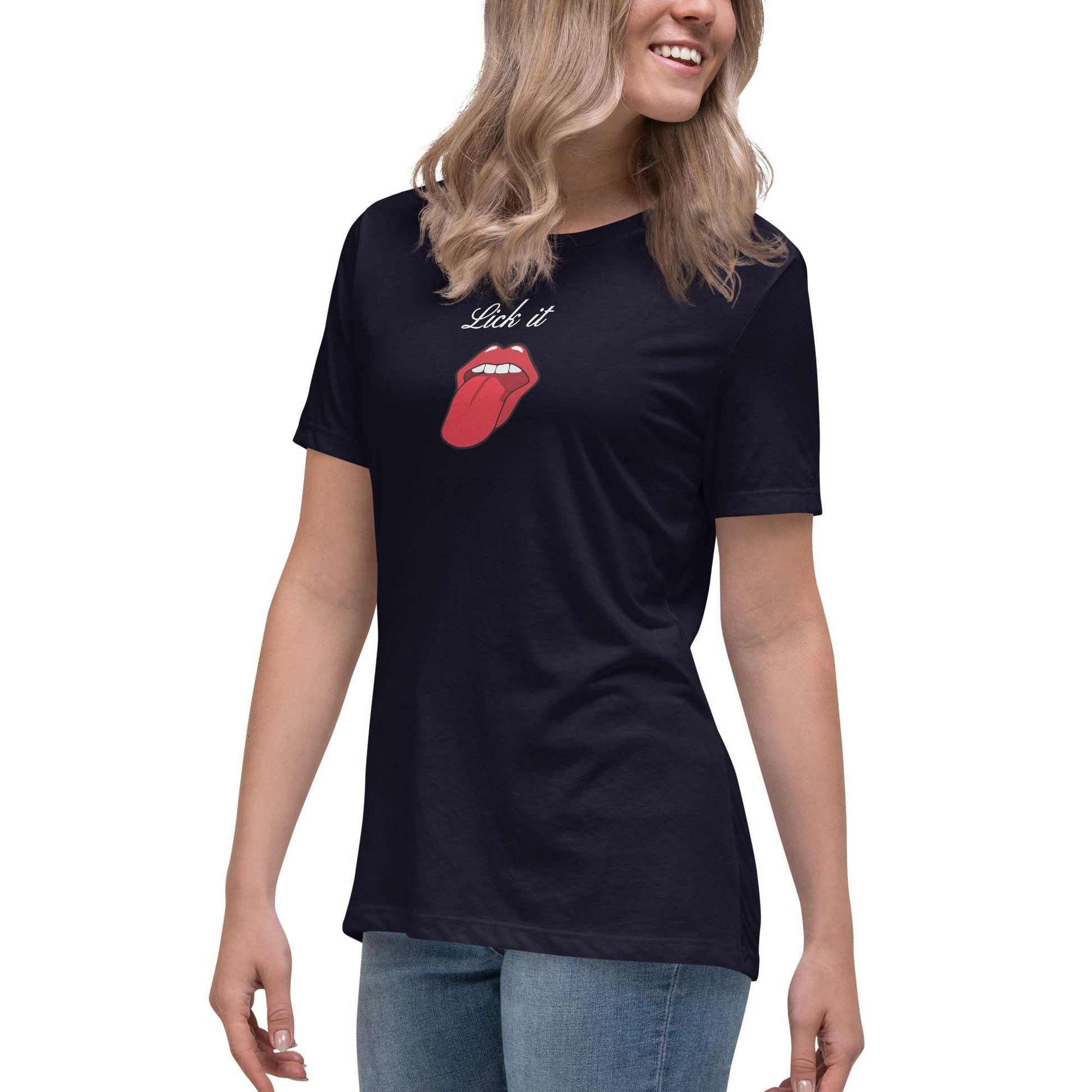 Lick It Women's Relaxed Tee by EraofInk