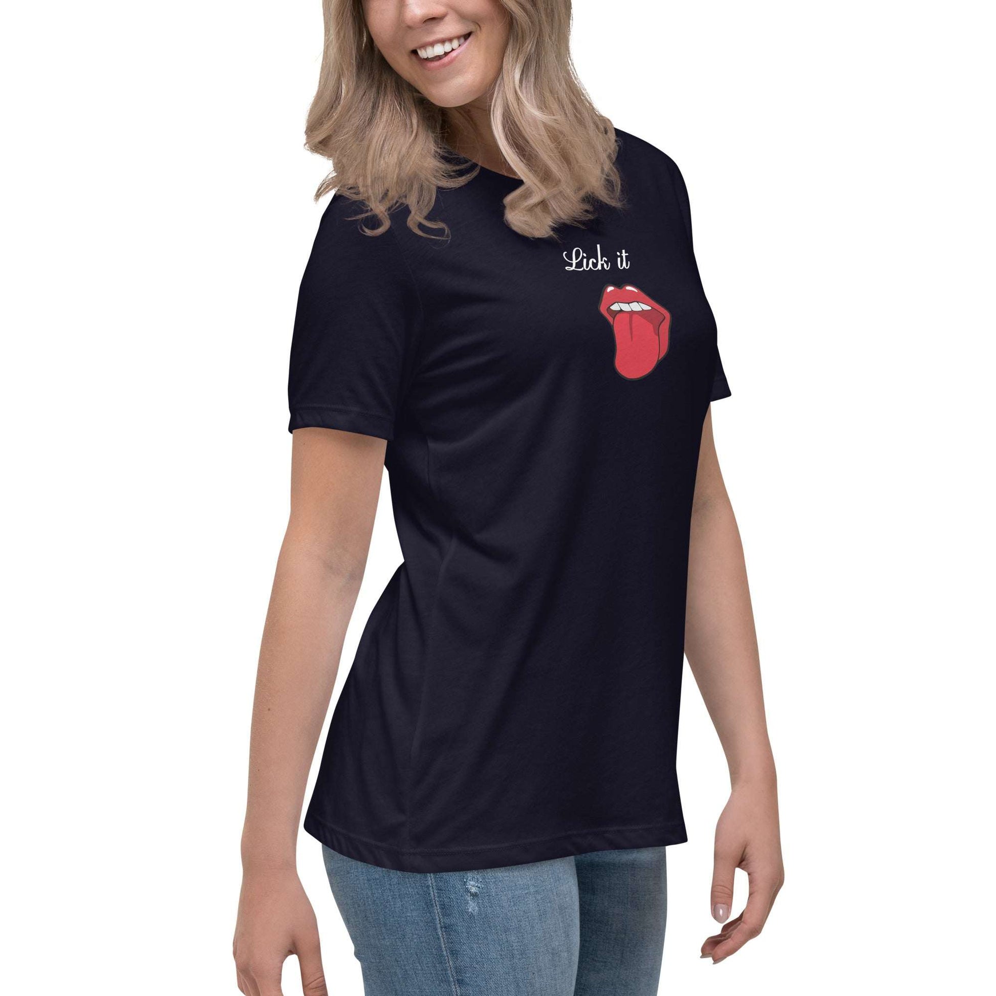 Lick It Women's Relaxed Tee by EraofInk
