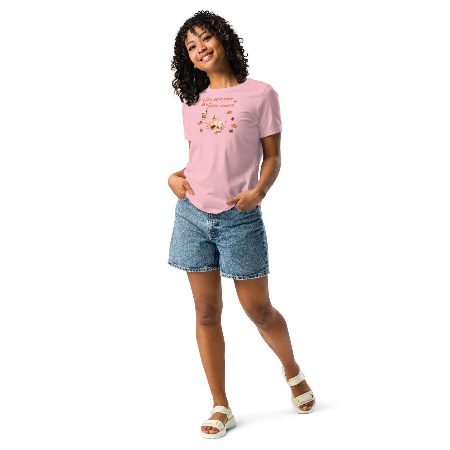 Pumpkin Spice Season Women's Relaxed Tee by EraofInk