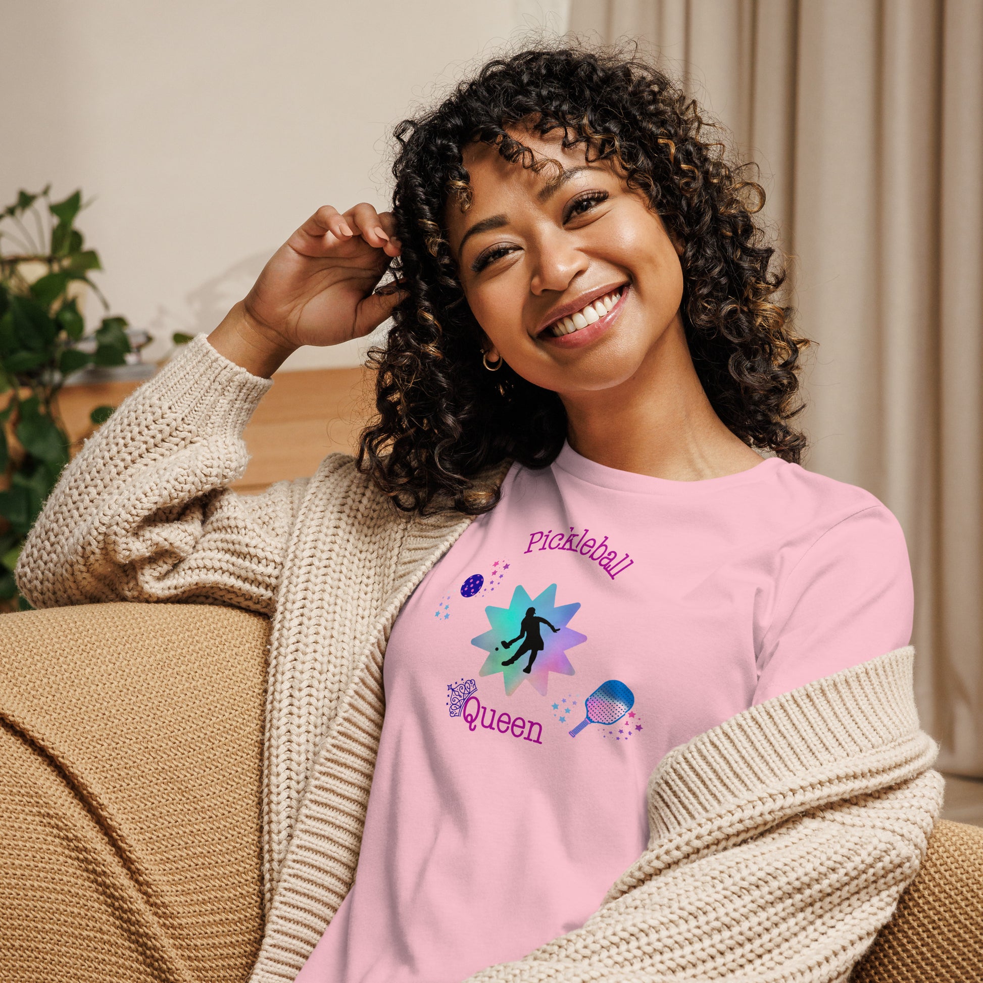 Pickleball Queen Women's Relaxed Tee by EraofInk