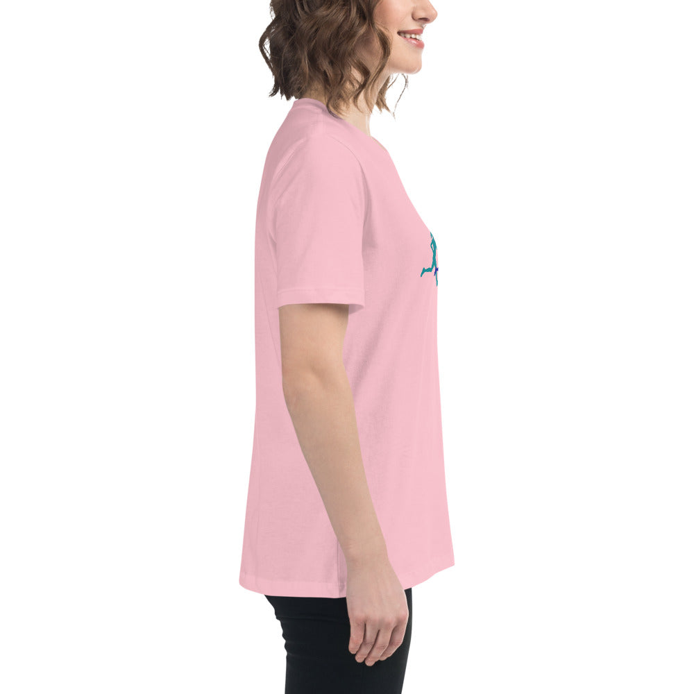 Run Your Heart Out Women's Relaxed Tee by EraofInk