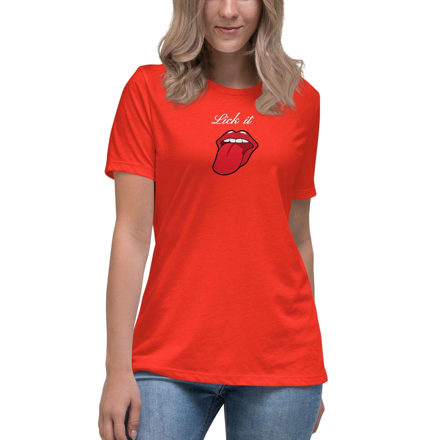 Lick It Women's Relaxed Tee by EraofInk