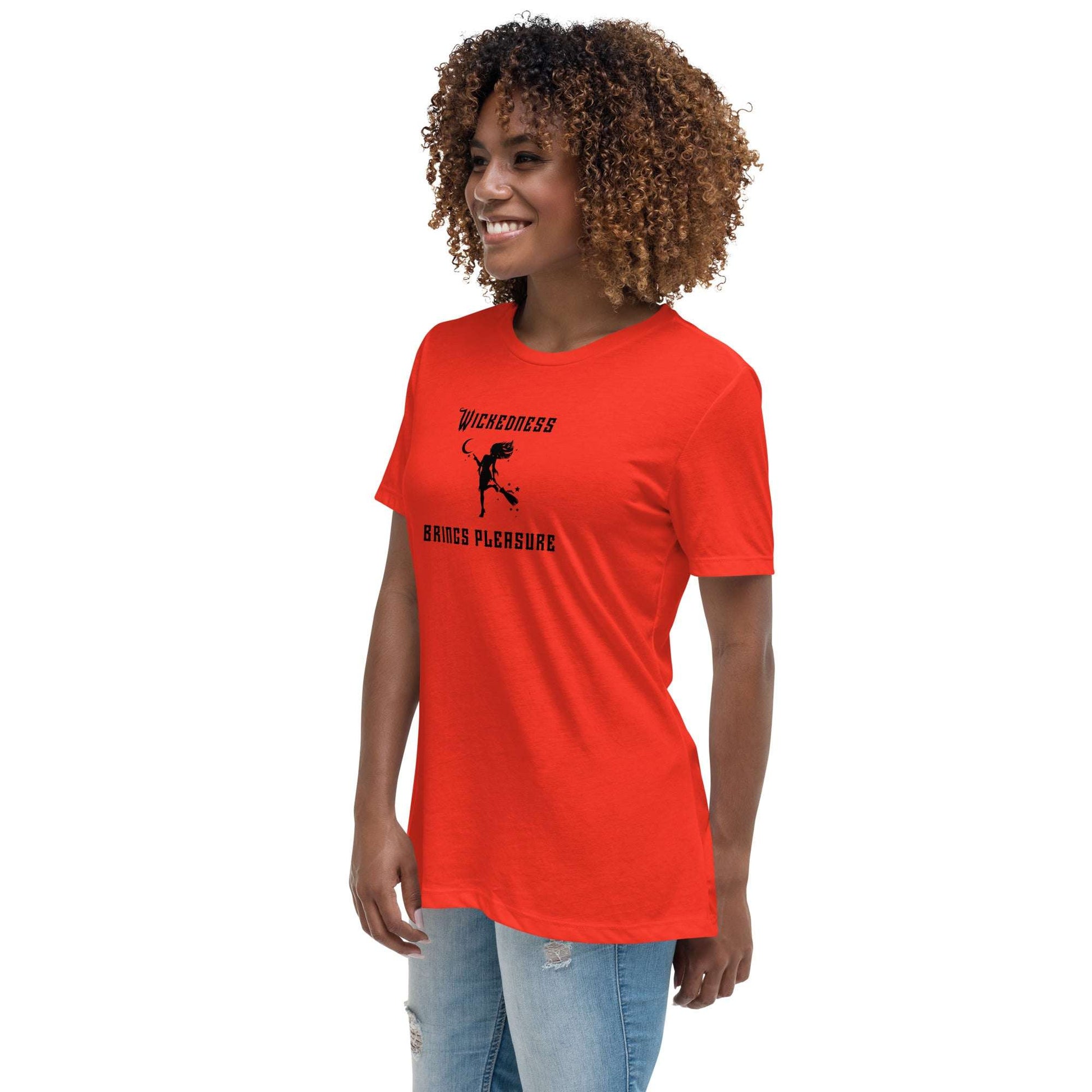 Wickedness Brings Pleasure Women's Relaxed Tee by EraofInk