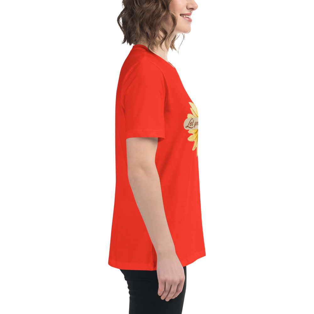 Let Your Light Shine Women's Relaxed Tee by EraofInk
