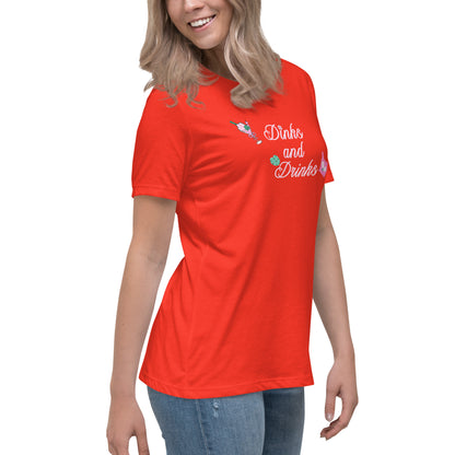 Dinks and Drinks Women's Relaxed Tee by EraofInk