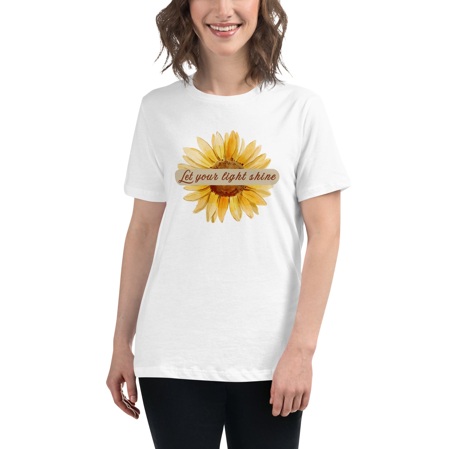 Let Your Light Shine Women's Relaxed Tee by EraofInk