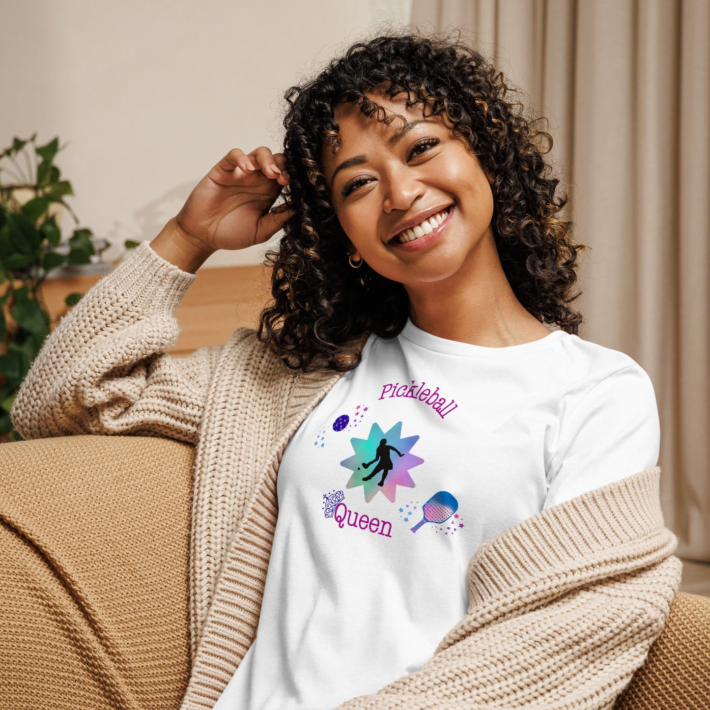 Pickleball Queen Women's Relaxed Tee by EraofInk