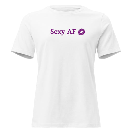 Sexy AF Women's Relaxed Tee by EraofInk