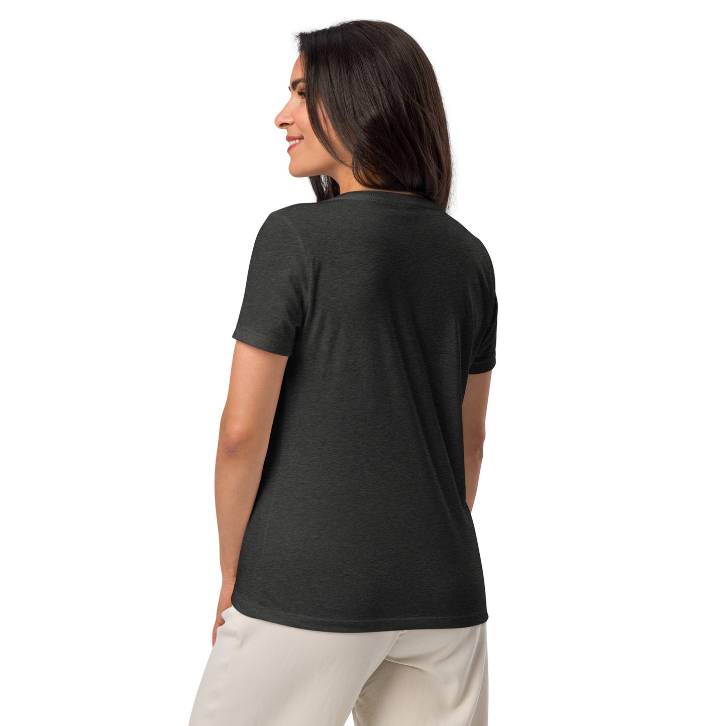 Parker Knoll Vineyard Chardonnay Napa Valley Women’s Relaxed V-Neck Tee by EraofInk