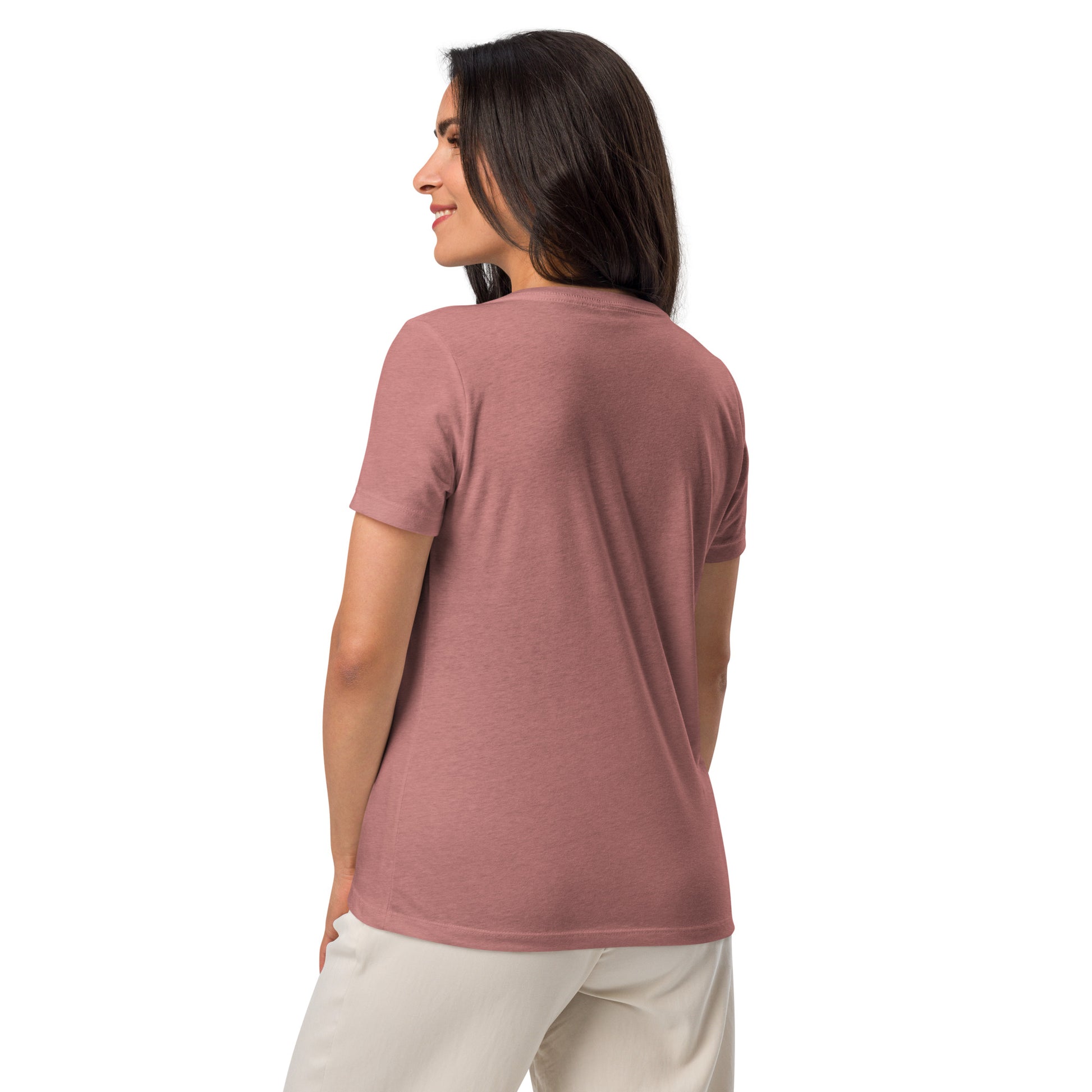 Parker Knoll Vineyard Chardonnay Napa Valley Women’s Relaxed V-Neck Tee by EraofInk