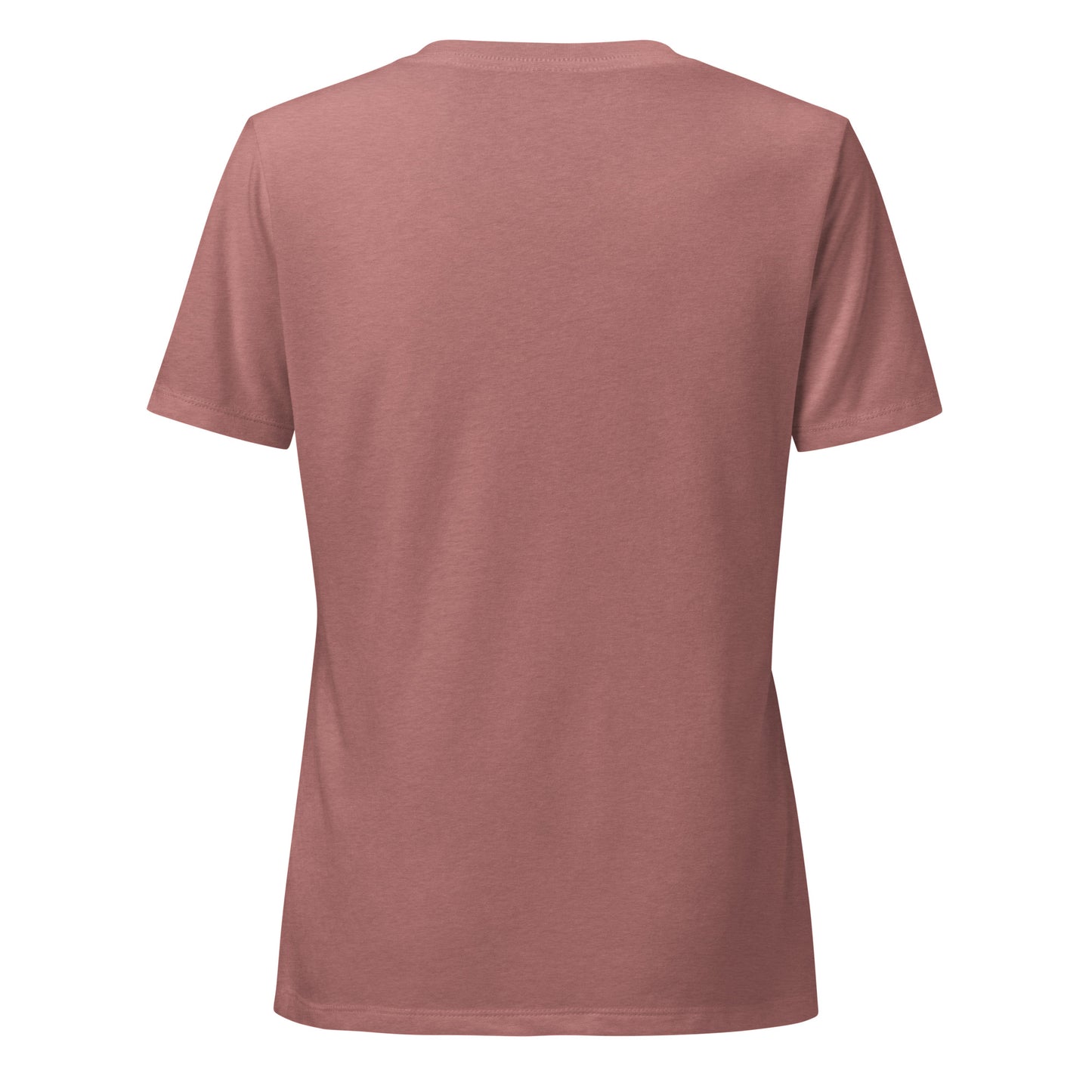 Ride With Pride Motorcycle Biker Girl Women’s Relaxed V-Neck Tee by EraofInk