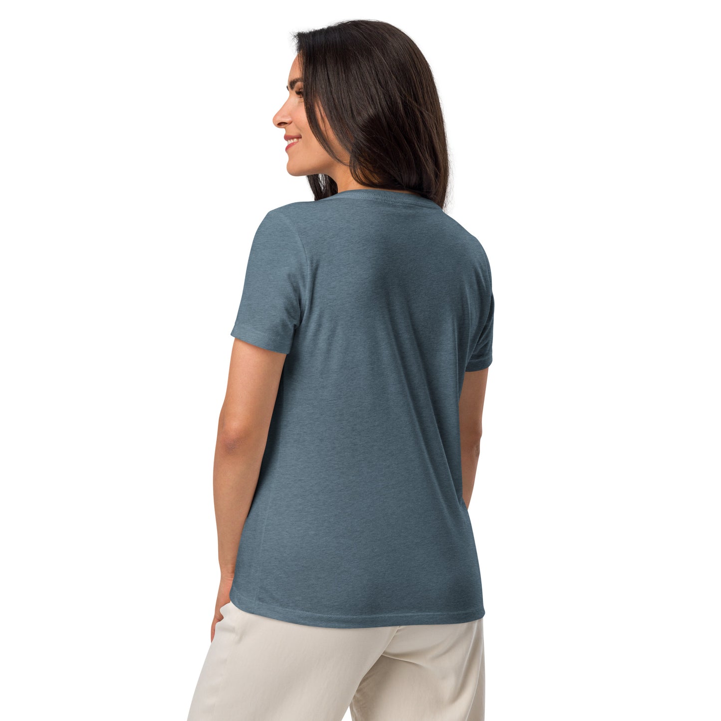 Parker Knoll Vineyard Chardonnay Napa Valley Women’s Relaxed V-Neck Tee by EraofInk