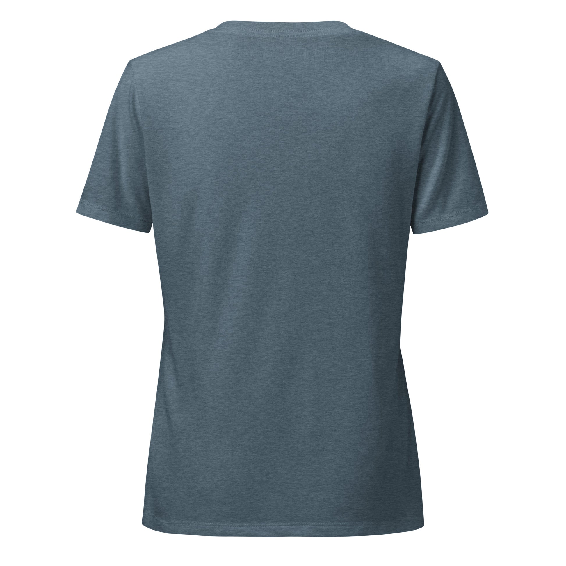 Weights & Wine Because I Can't Punch People Women’s Relaxed V-neck Tee by EraofInk