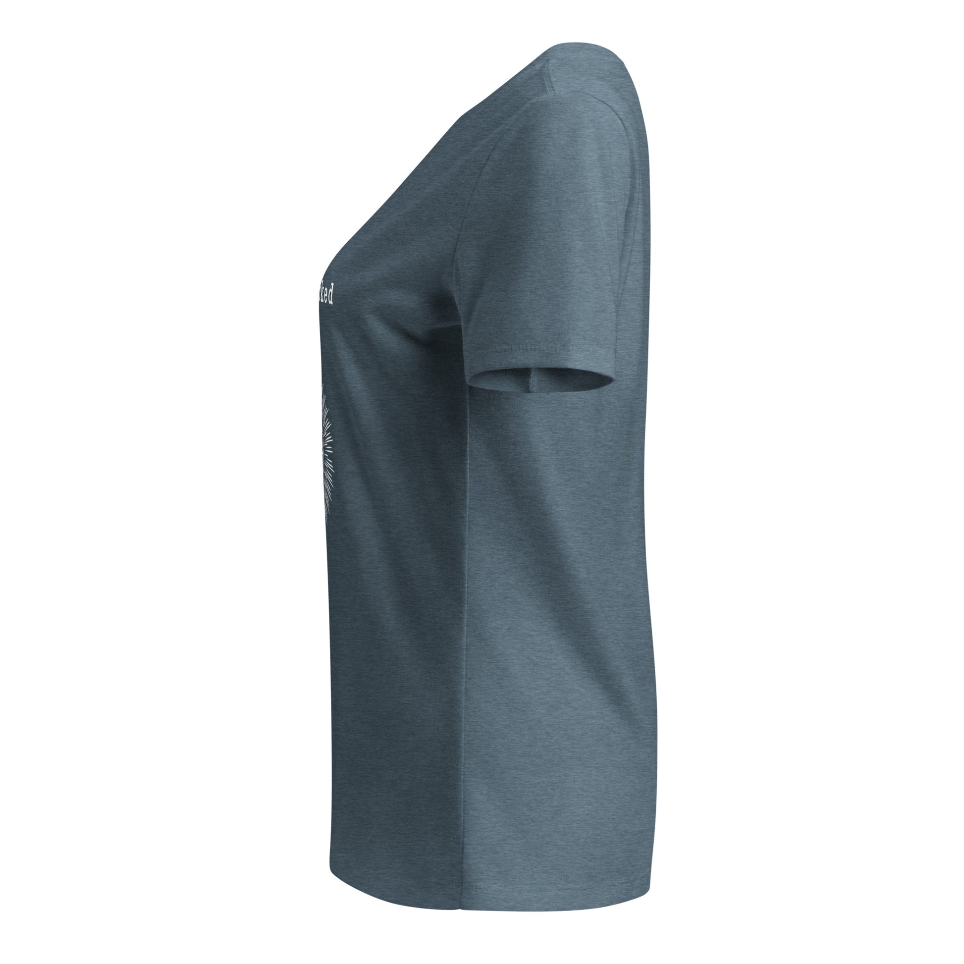 Never Get Knocked Down Women’s Relaxed V-neck Tee by EraofInk
