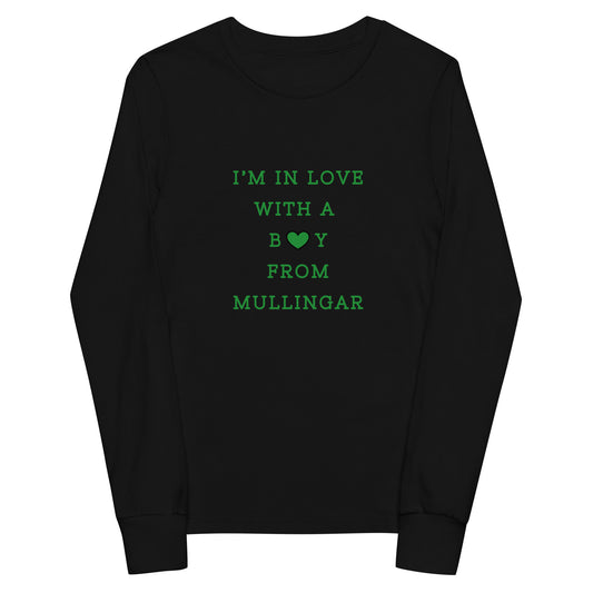 I'm in Love with a Boy from Mullingar Youth Long Sleeve Tee by EraofInk