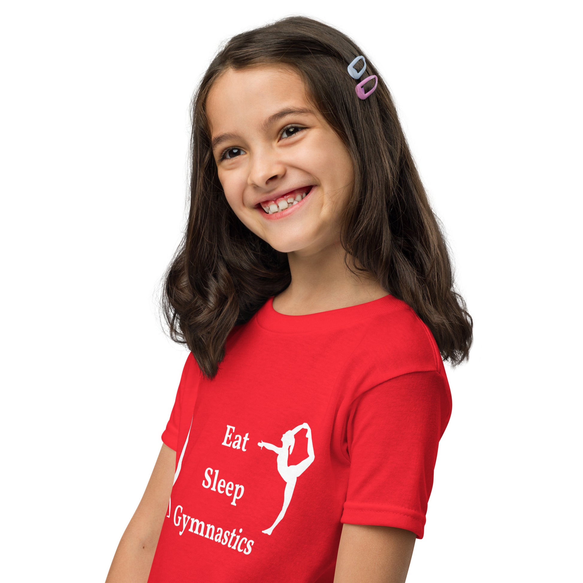 Eat Sleep Gymnastics - Youth t-shirt - by RecreatingKrista