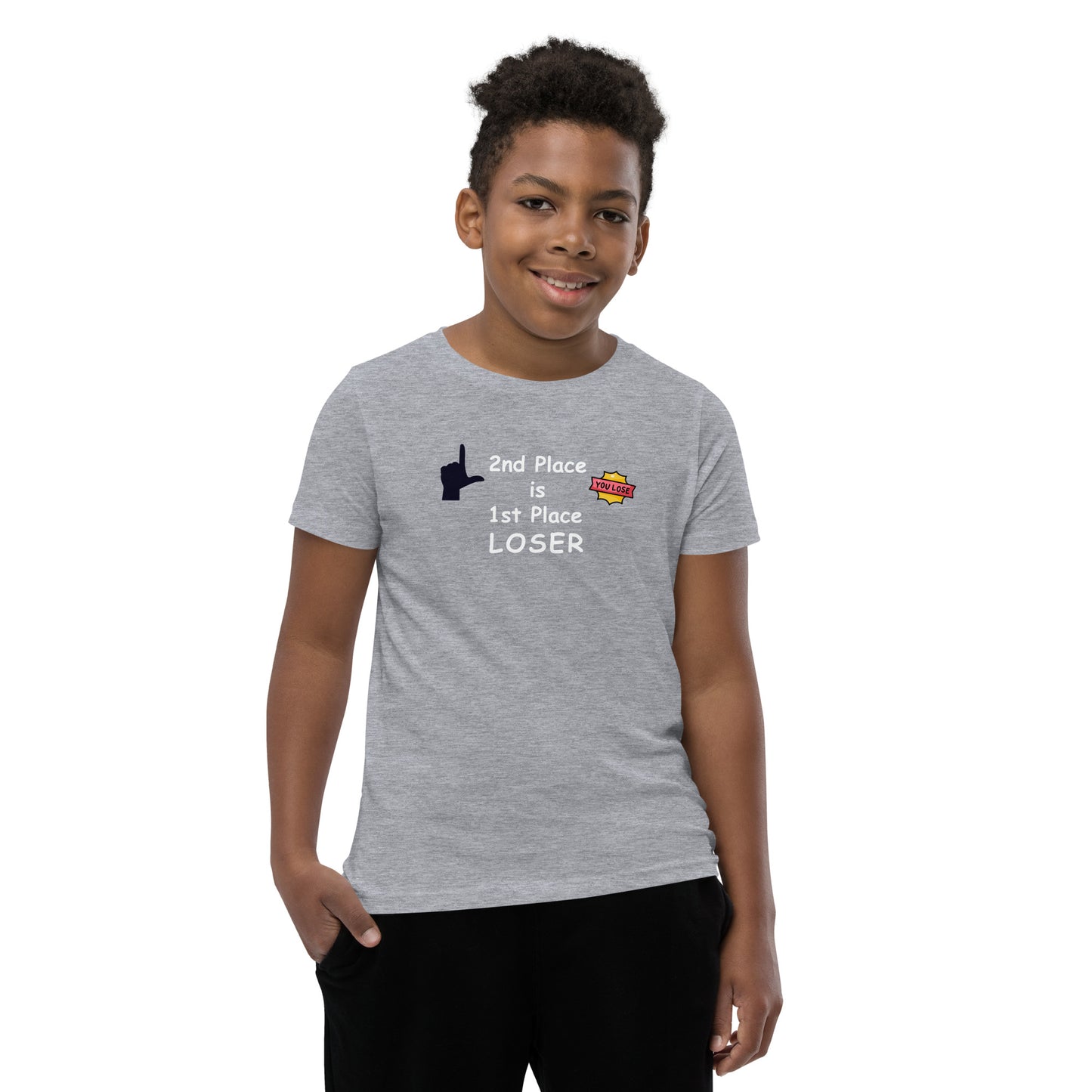 2nd Place is 1st Place Loser Youth Tee by EraofInk