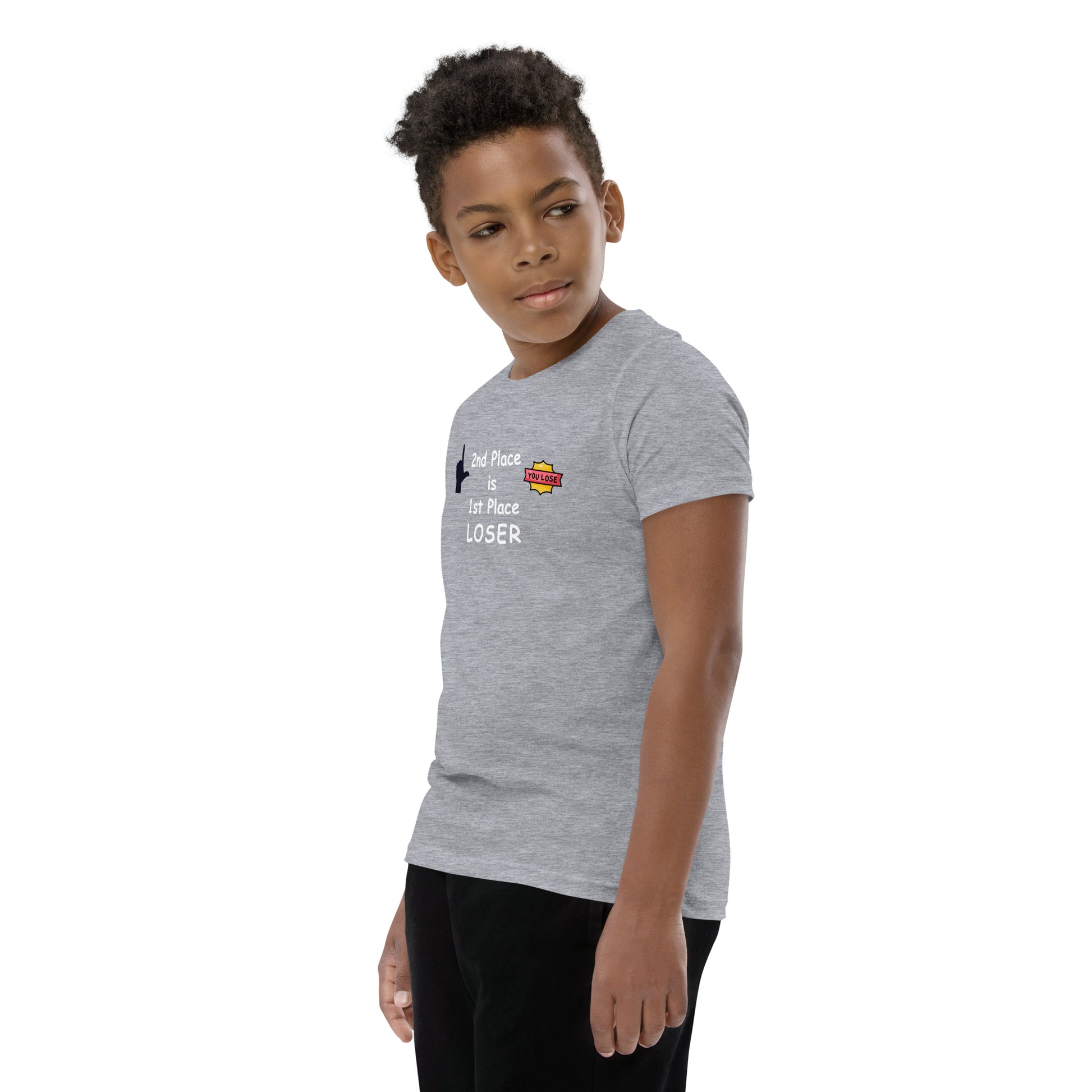 2nd Place is 1st Place Loser Youth Tee by EraofInk
