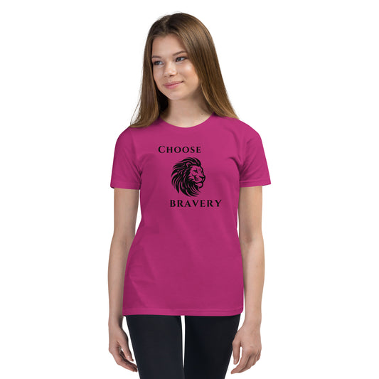 Choose Bravery Youth Tee by EraofInk