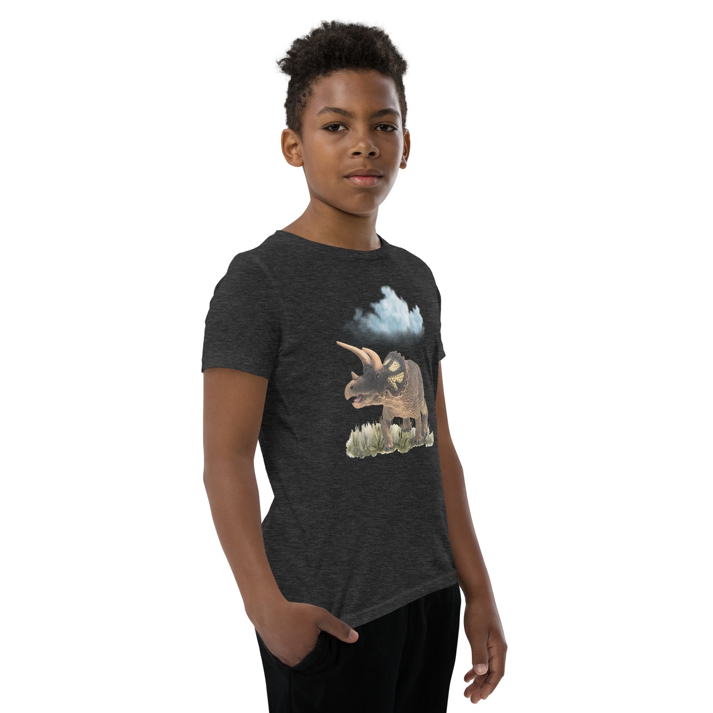 Roaming Dino Youth Tee by EraofInk