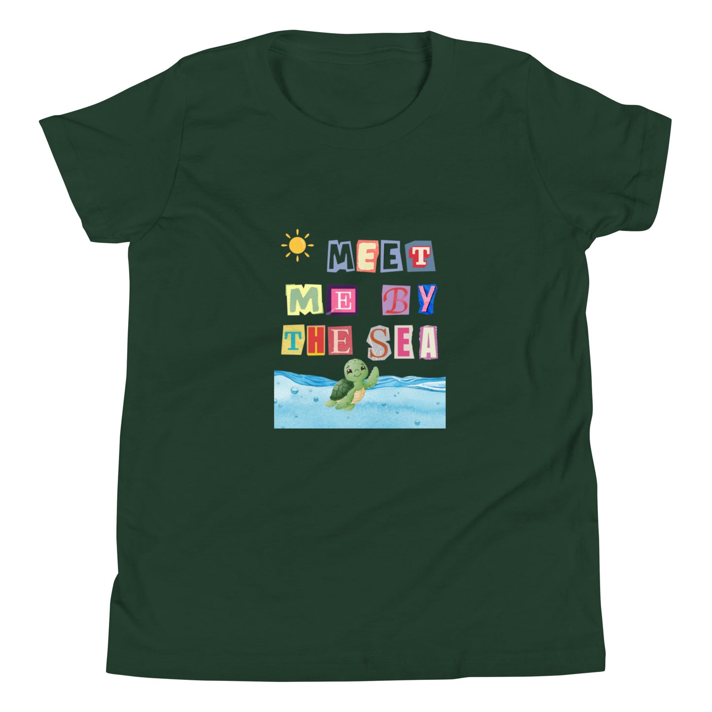 Meet Me By the Sea Youth Tee by EraofInk