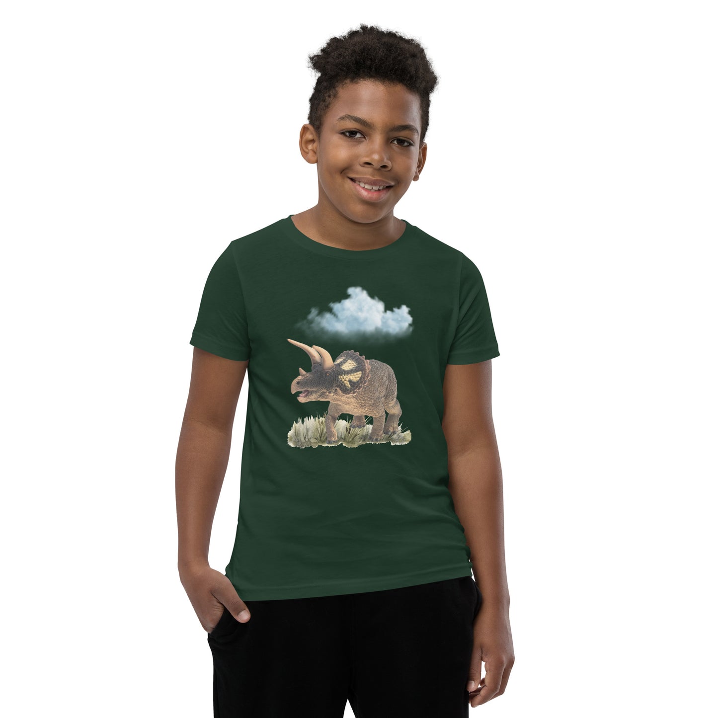 Roaming Dino Youth Tee by EraofInk