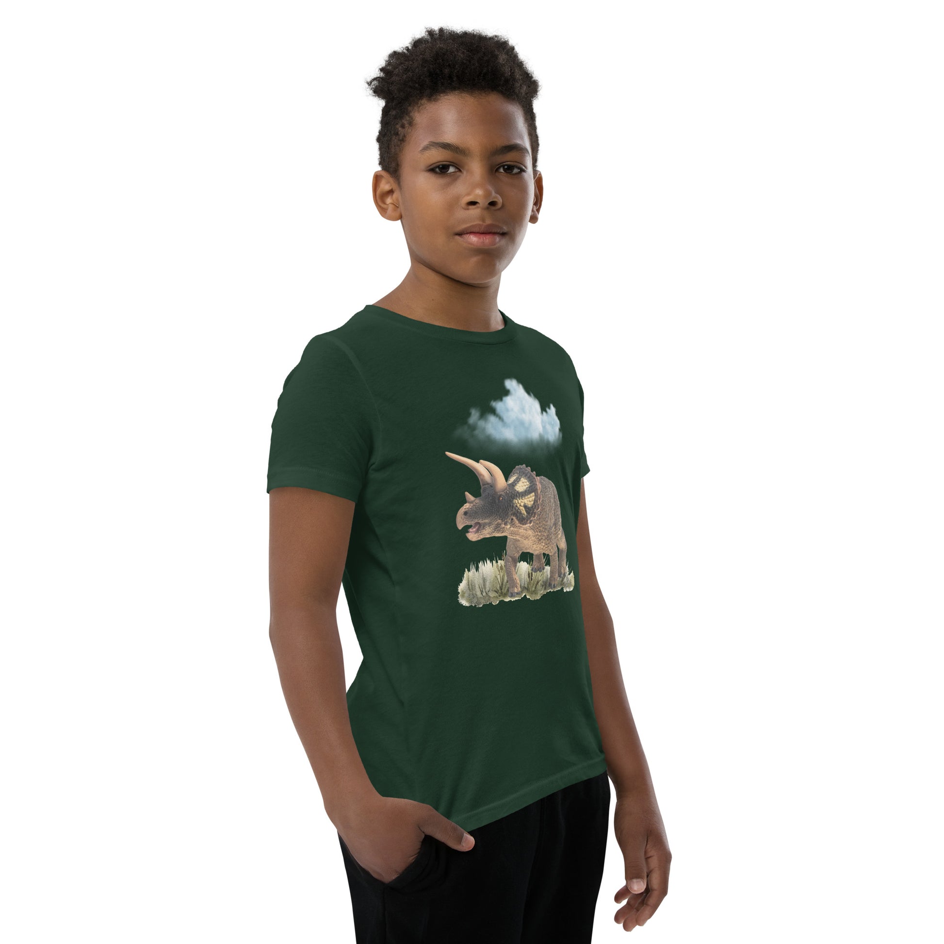 Roaming Dino Youth Tee by EraofInk