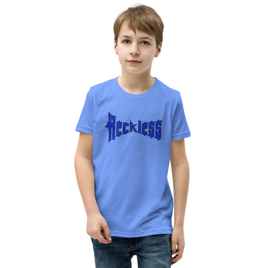 Reckless with Warped Font Youth Tee by EraofInk
