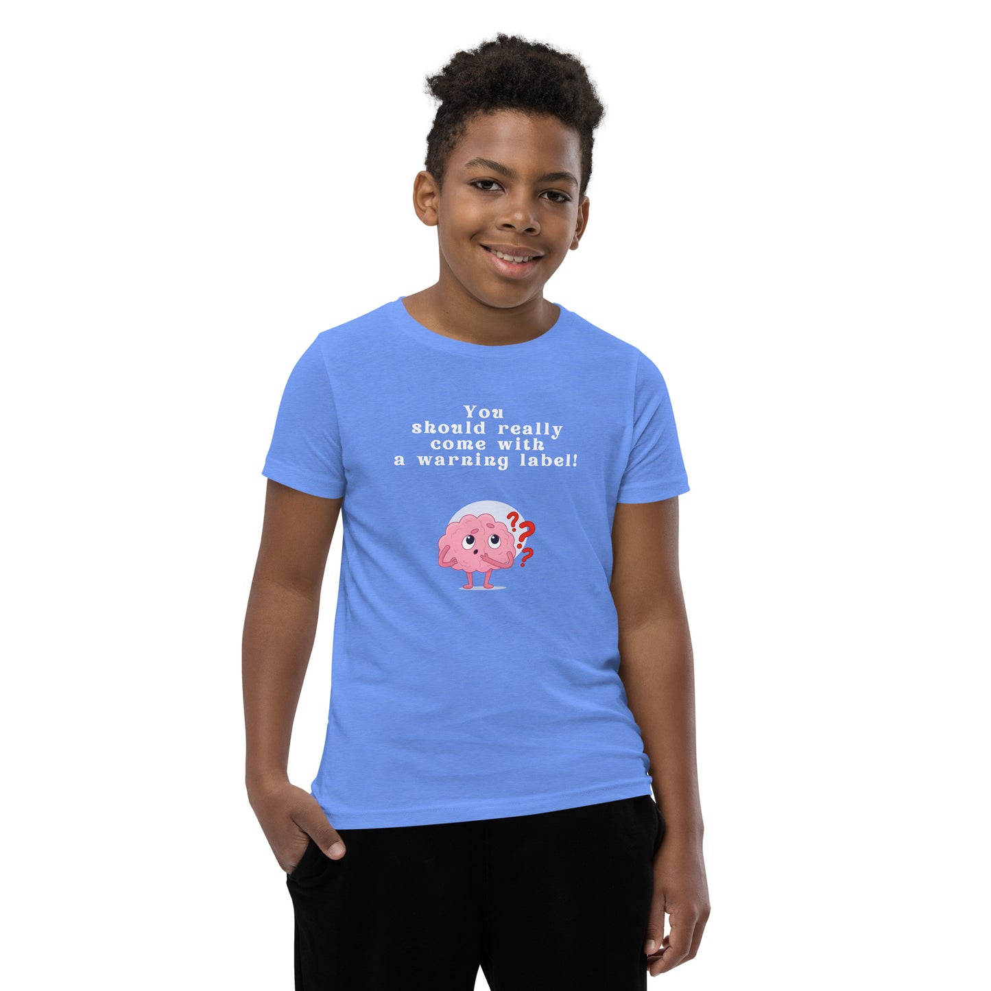 You Should Really Come With a Warning Label Youth Tee by EraofInk