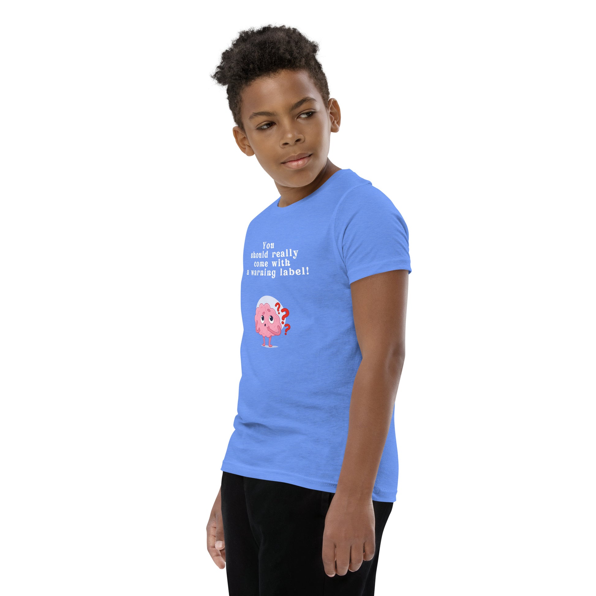 You Should Really Come With a Warning Label Youth Tee by EraofInk
