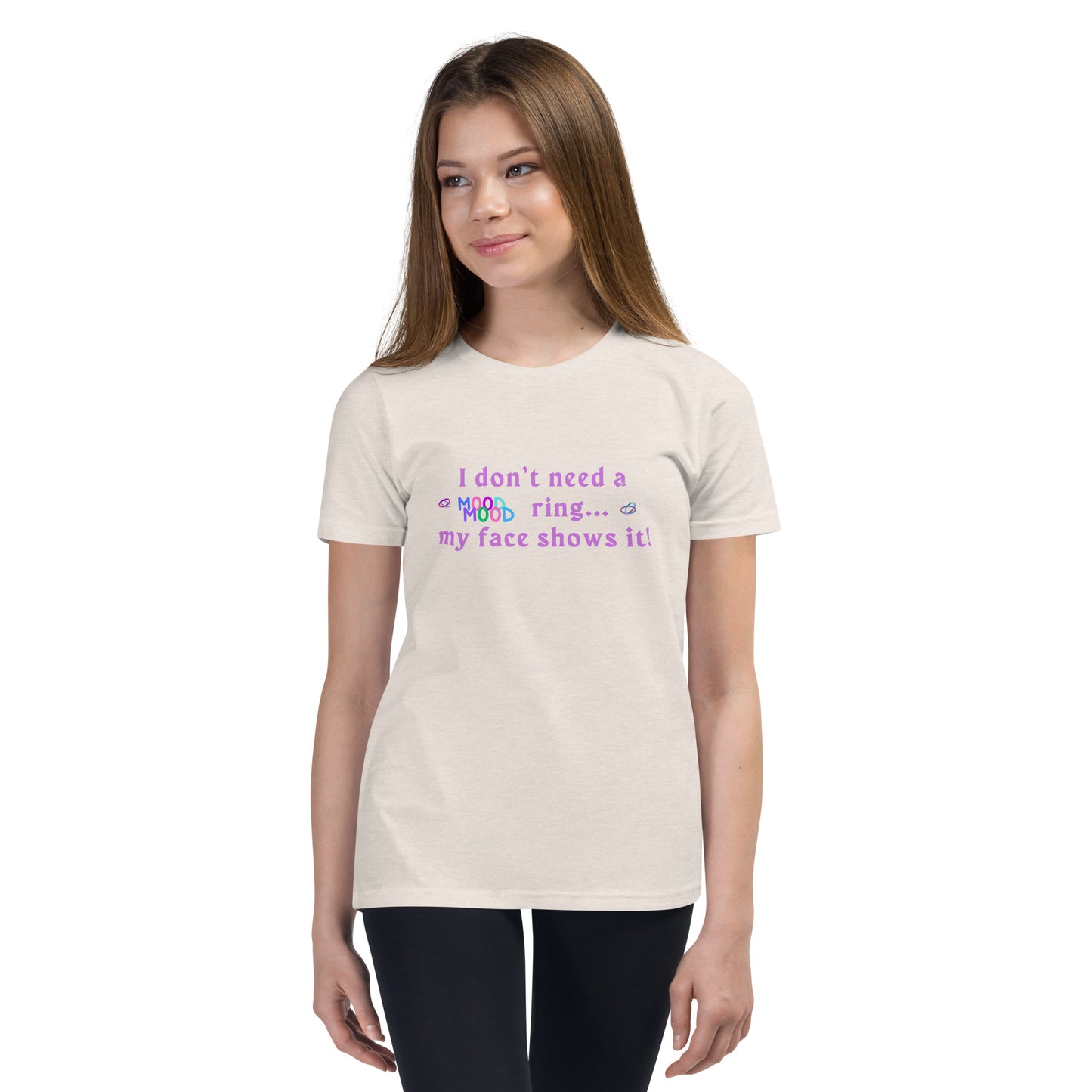 I Don't Need a Mood Ring My Face Shows It Youth Tee by EraofInk