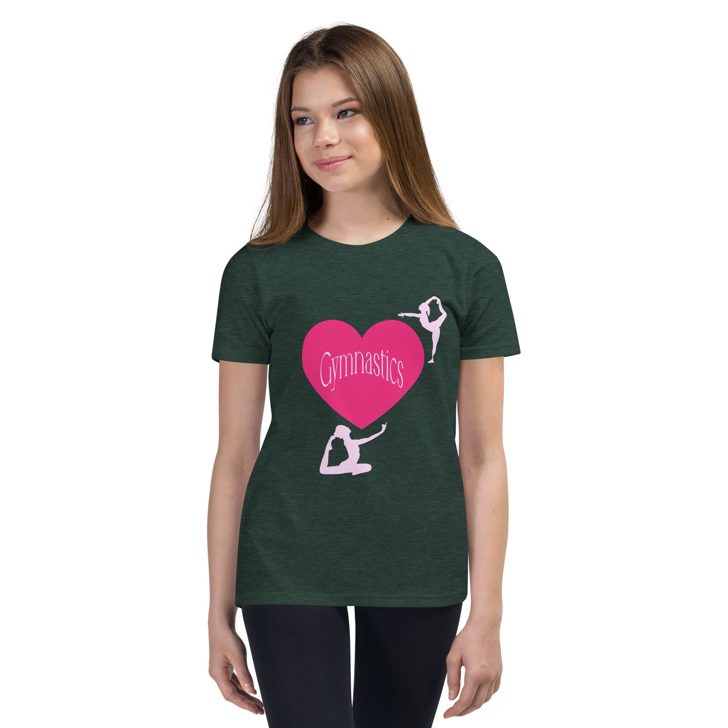 Gymnastics - Youth Short Sleeve T-Shirt - by RecreatingKrista