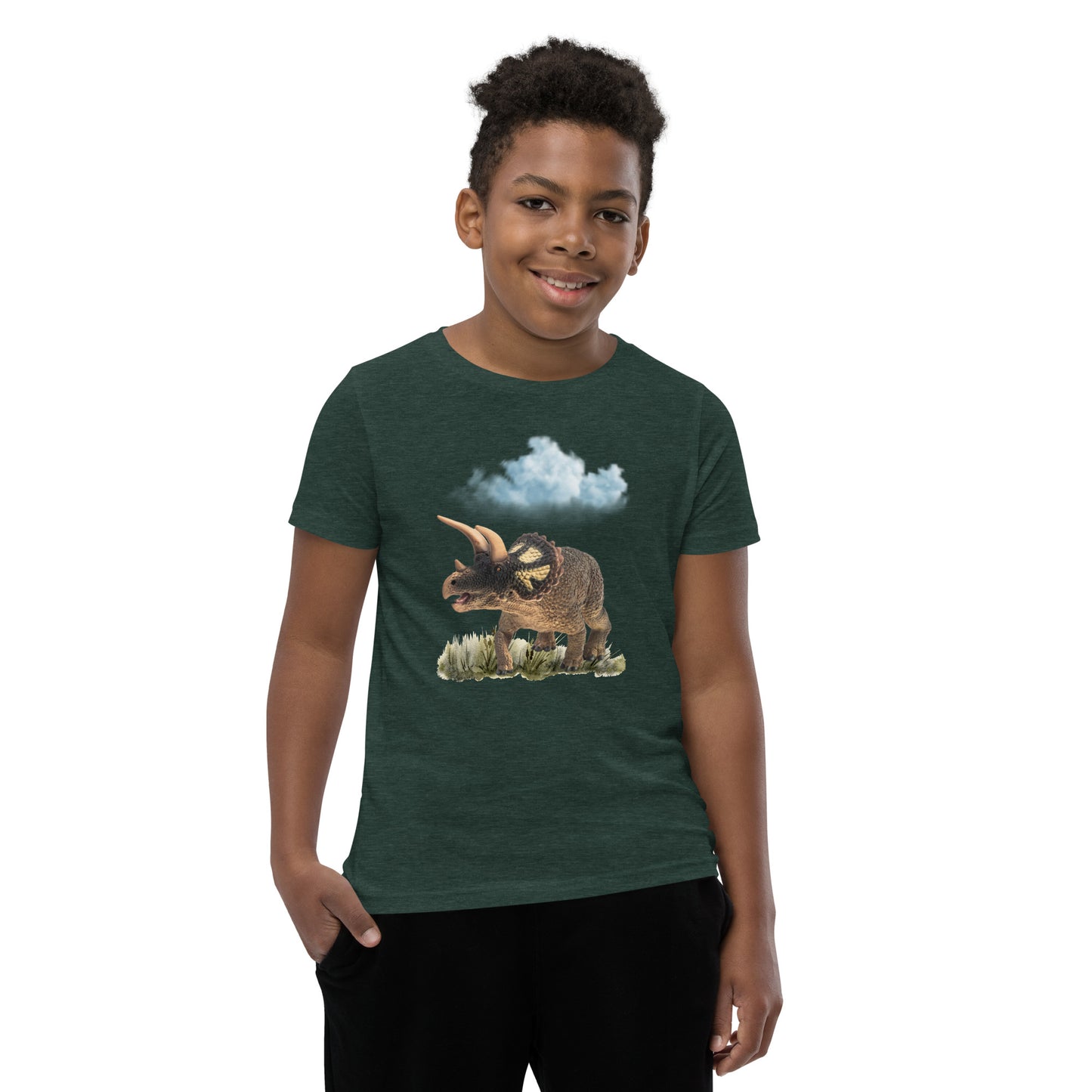 Roaming Dino Youth Tee by EraofInk